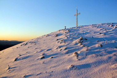 Alba nevosa dal Linzone - FOTOGALLERY